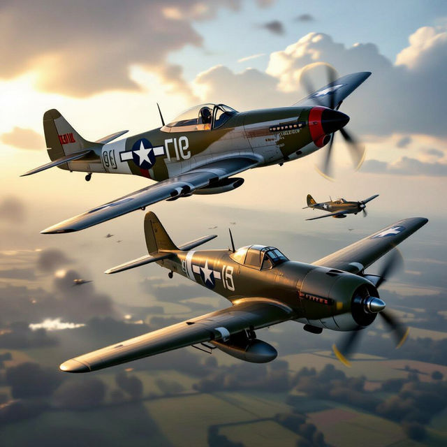 WW2 American Fighter Planes gallery