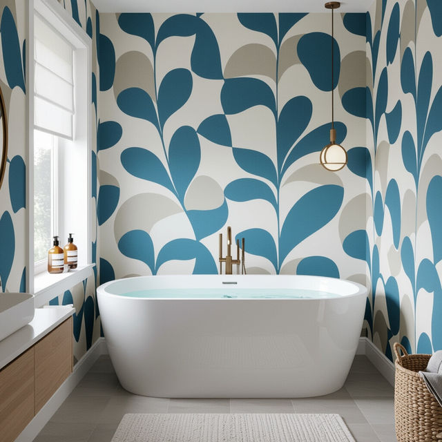 Stick On Wallpaper For Bathroom gallery