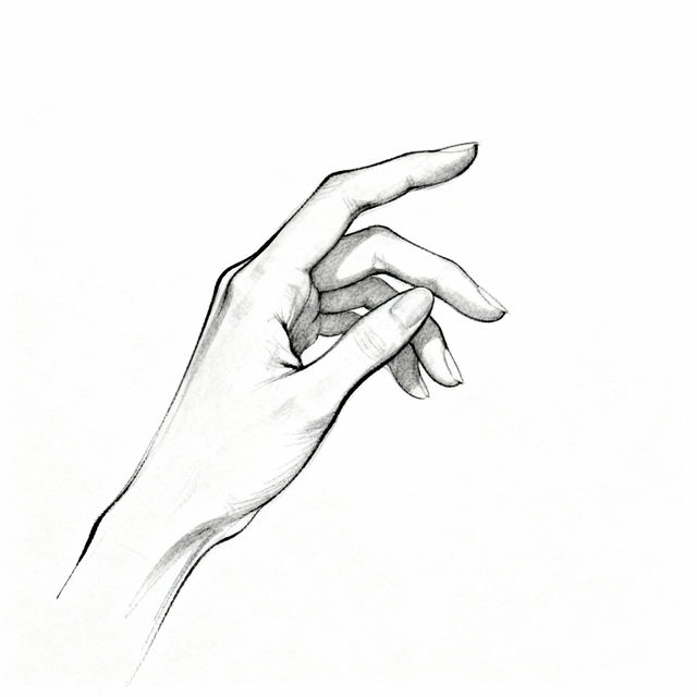 Hand Outline Drawings - AI Generated Art gallery