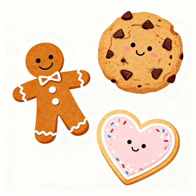 Easy Cookie Drawing gallery