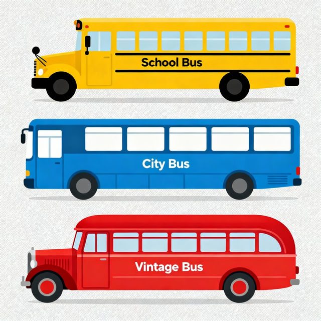 Bus Clip Art gallery