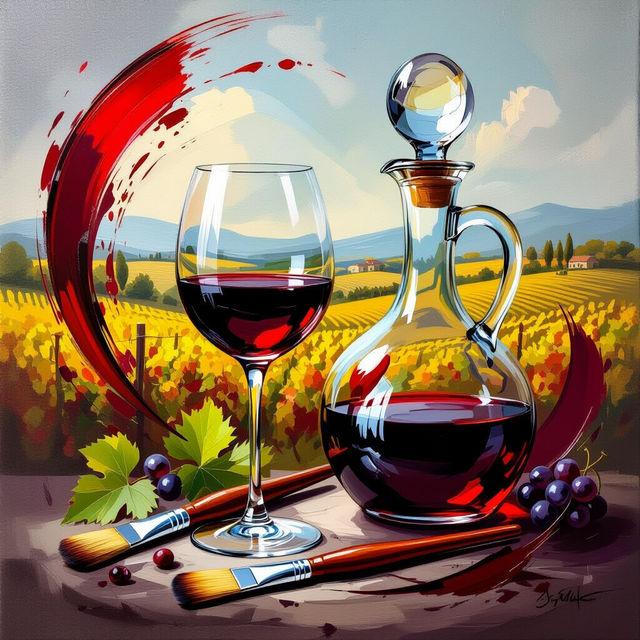 Wine And Art gallery