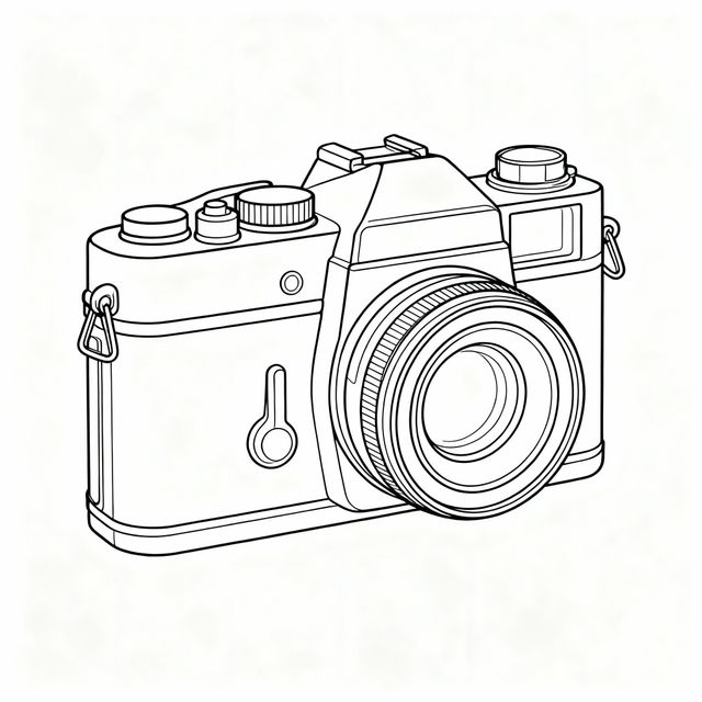 Simple Camera Drawing - AI Art gallery