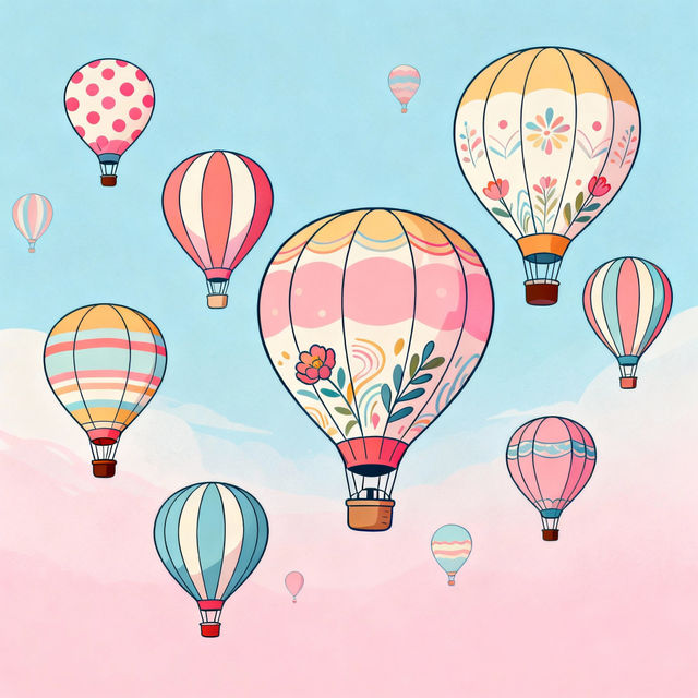 Hot Air Balloon Clip Art gallery