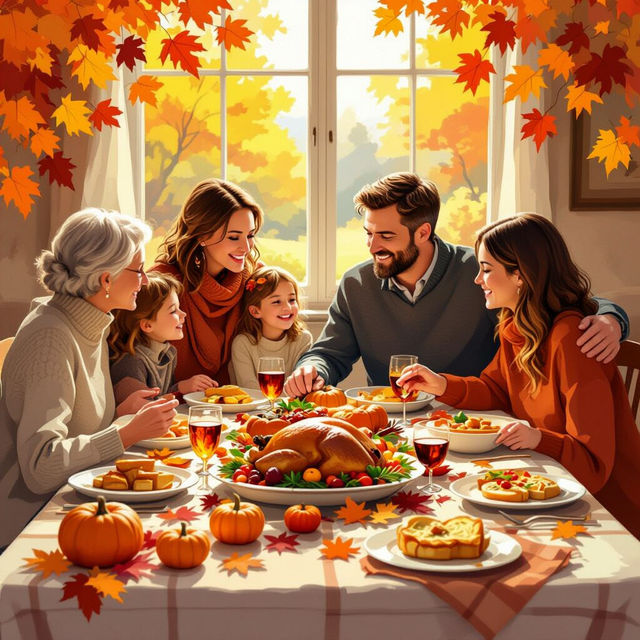Happy Thanksgiving Images - Made With AI gallery