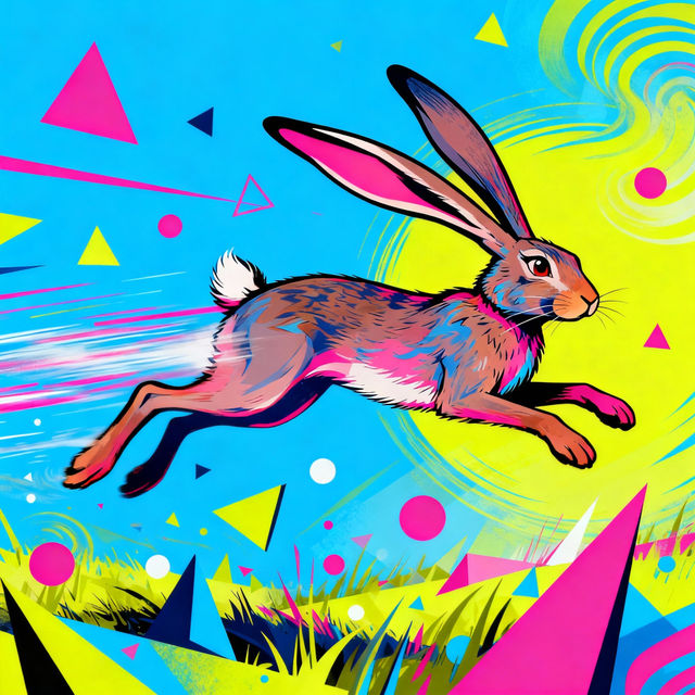 Jackrabbit Drawings - AI Generated gallery