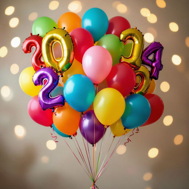 Birthday Balloon Images - Create Yours with AI gallery