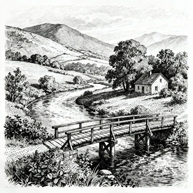 Pen Picture Art - Created with AI gallery