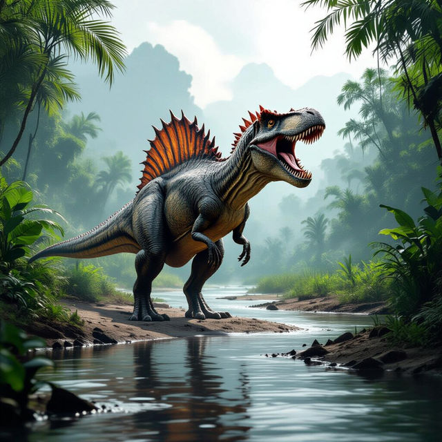 Pictures of Spinosaurus - AI Generated gallery