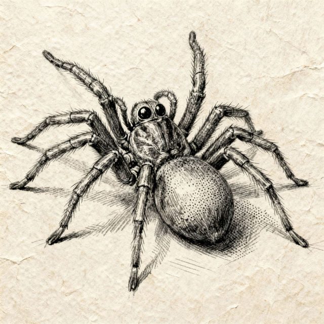 Sketch Spider Drawings gallery