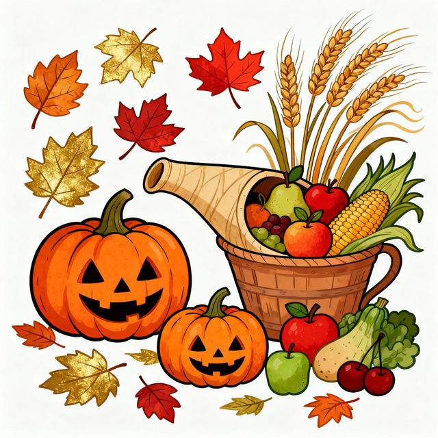 Harvest Clip Art - AI Generated gallery