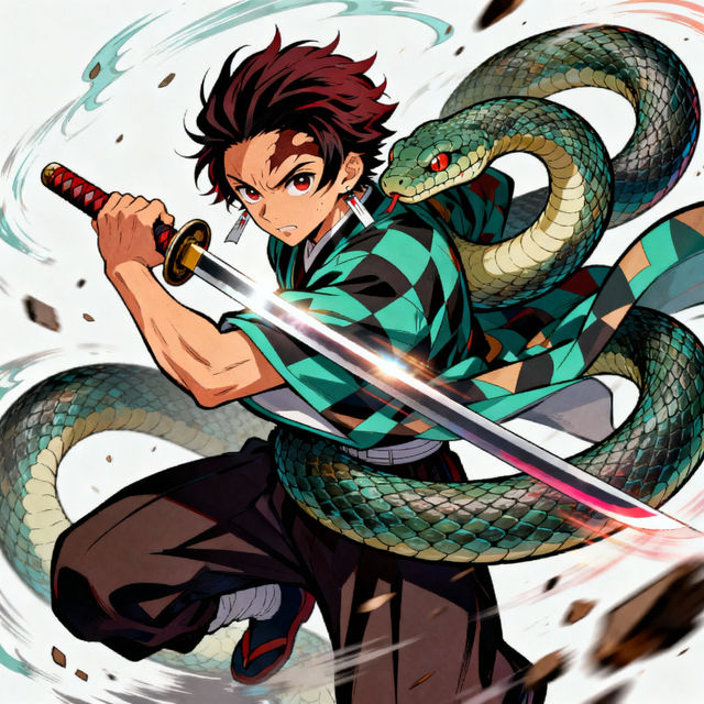 Obanai Drawing - AI Generated gallery