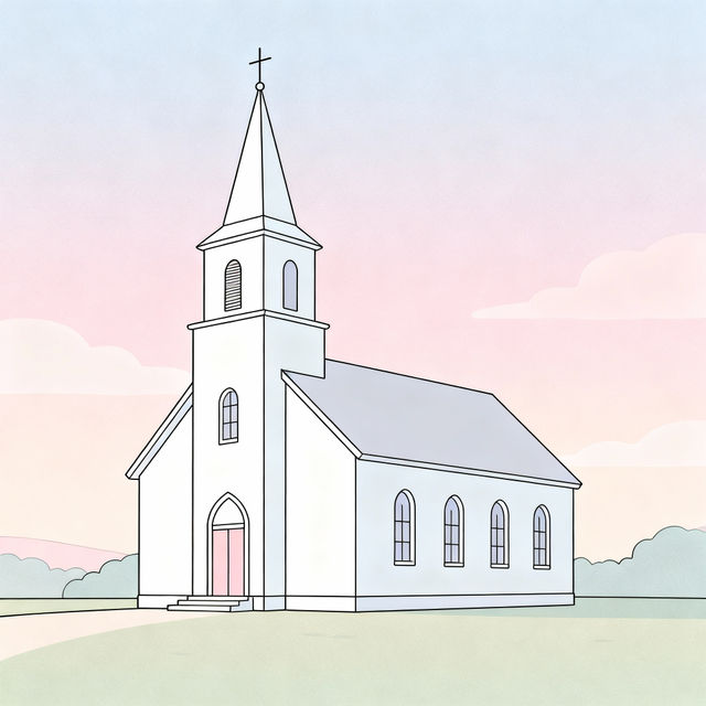 Easy Church Drawings - Made With AI gallery