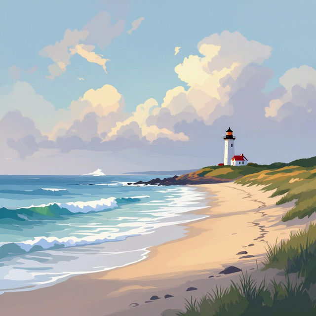 Coastal Artwork - Made With AI gallery