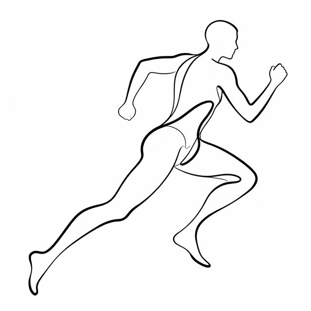 Easy Body Sketch - AI Generated gallery