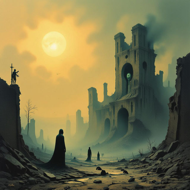 Zdzisław Beksiński Art - AI Inspired gallery