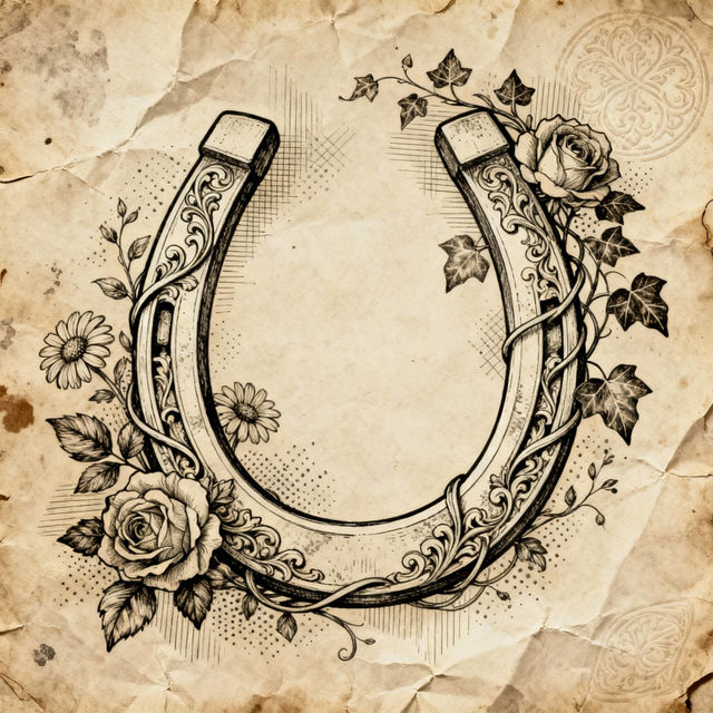 Horse Shoe Drawings - AI Generated Art gallery