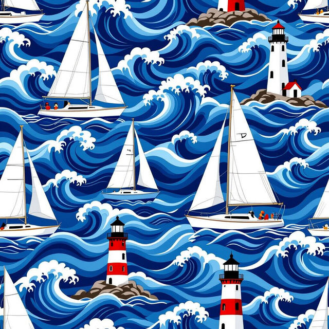 Nautical Peel and Stick Wallpaper gallery