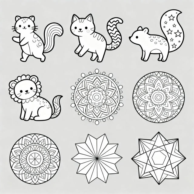 Drawing Printables - AI Generated gallery