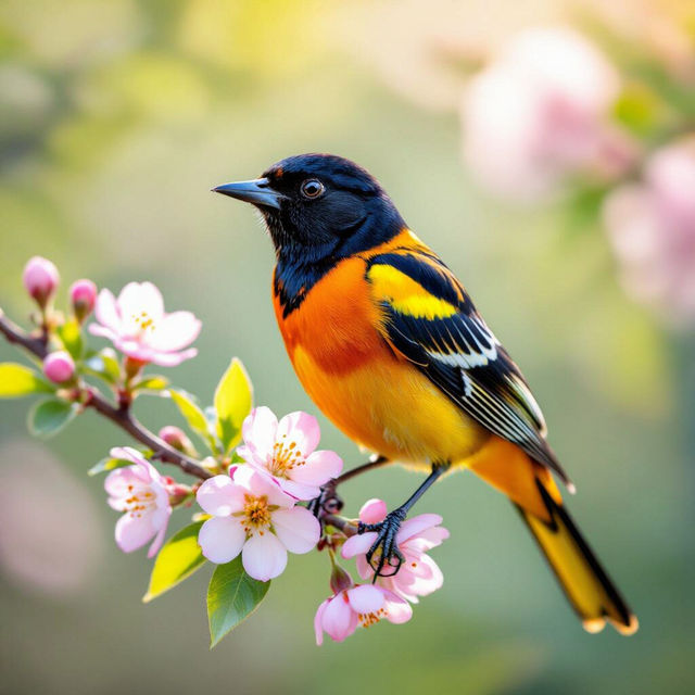 Oriole Bird Pictures - Made With AI gallery