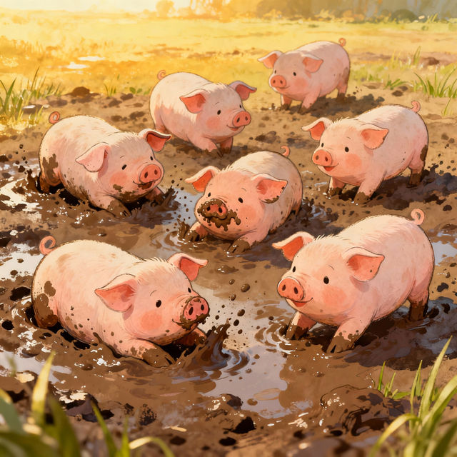 Drawings Of Pigs gallery