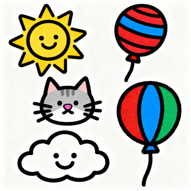 Cute Drawings Easy For Kids gallery