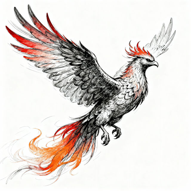Sketch Phoenix Drawings gallery