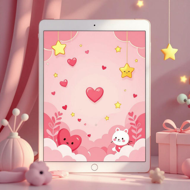 Cute Aesthetic Pink iPad Wallpapers gallery