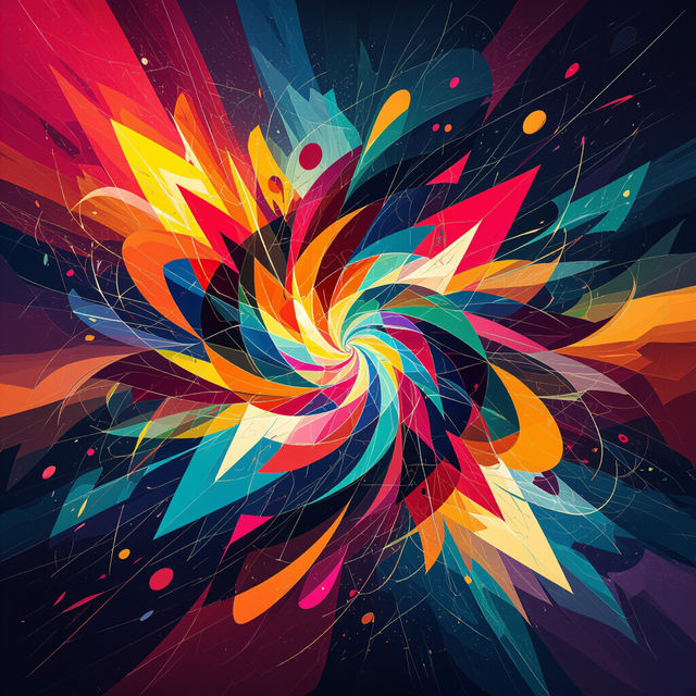 Abstract Art Examples - Made With AI gallery