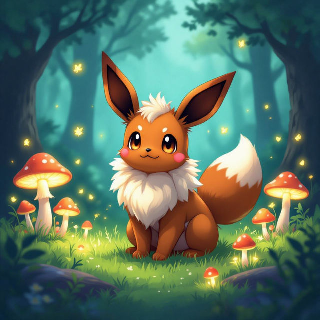 Eevee Drawing - Made With AI gallery