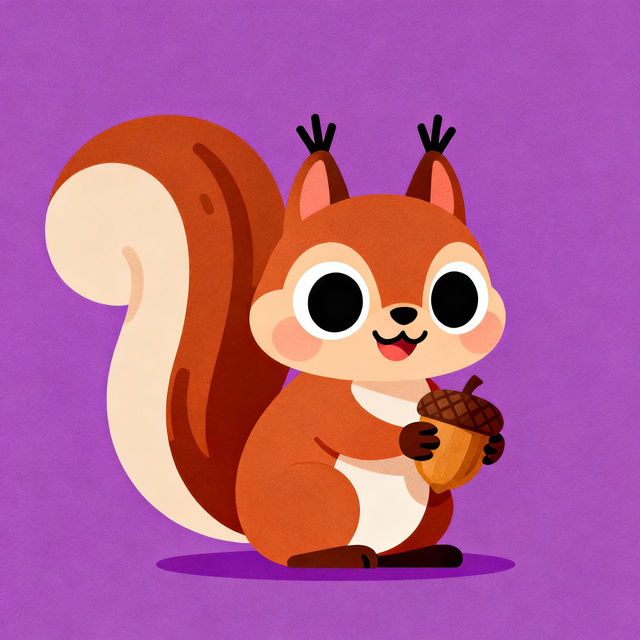 Squirrel Cartoon Drawings - Made With AI gallery