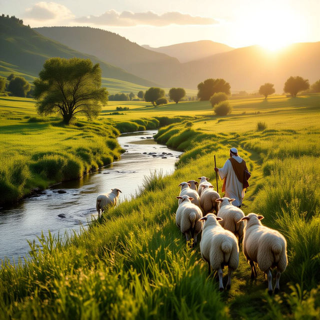 Psalm 23 Images - AI Generated gallery