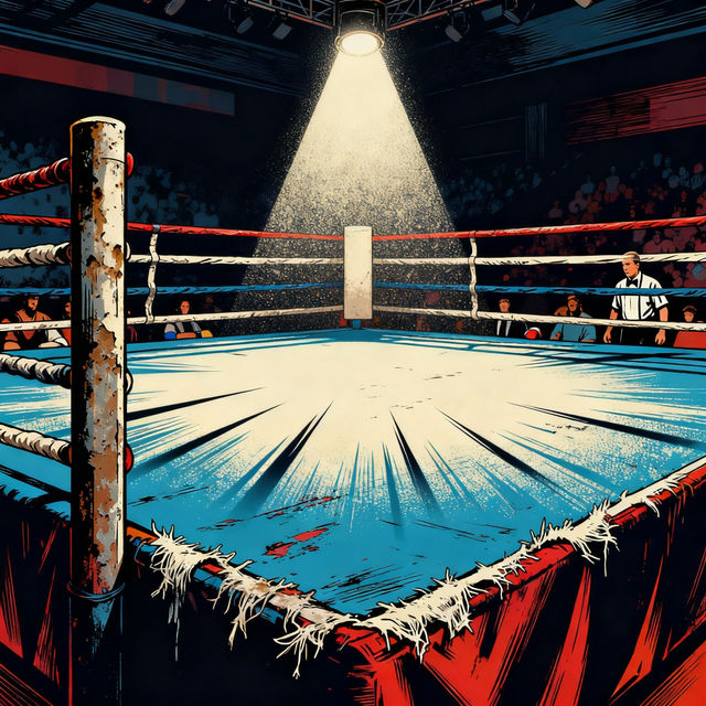 Boxing Ring Drawings - AI Generated Art gallery
