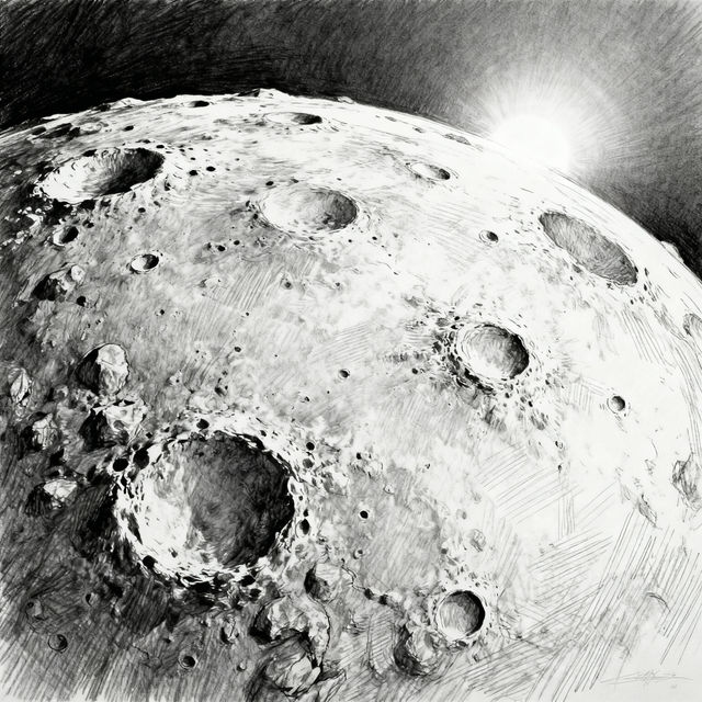 Mercury Planet Drawings - AI Generated Art gallery