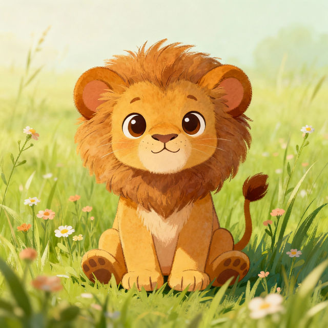 Lion Drawings For Kids gallery