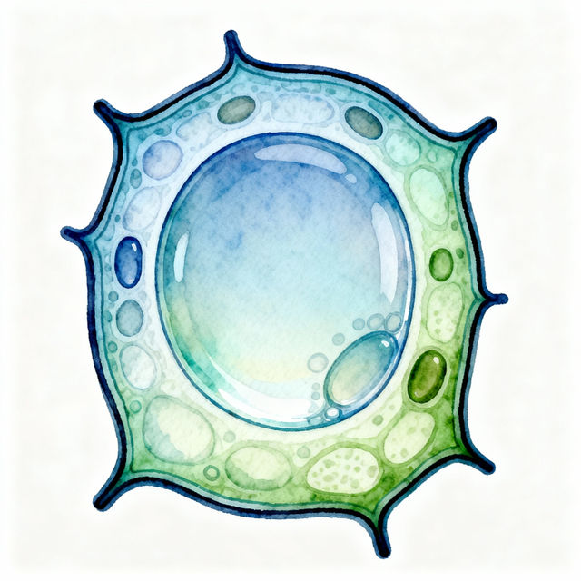 Vacuoles Drawing - AI Generated Art gallery