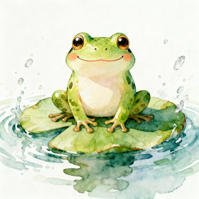 Cute Frog Drawings - Made With AI gallery