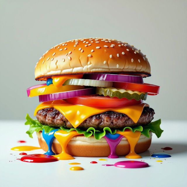 Art Burger - AI Generated Food Art gallery
