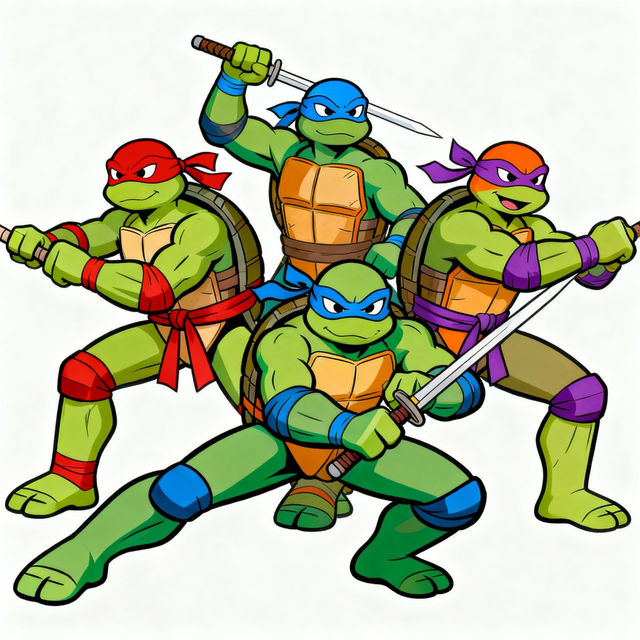 Ninja Turtle Drawing Easy gallery
