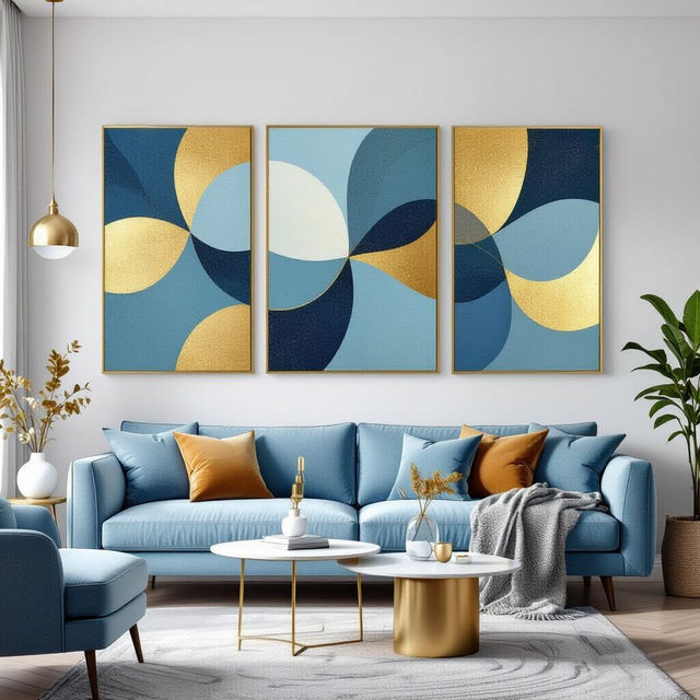 Wall Art Set Of 3 - AI Generated gallery