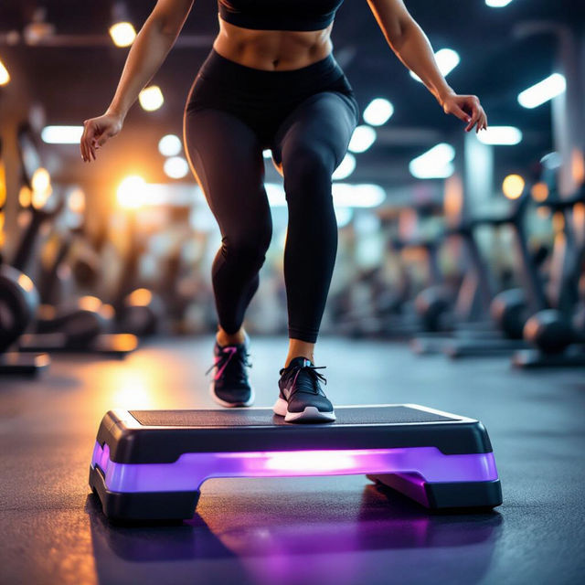 Step-up Exercise Images - Made With AI gallery