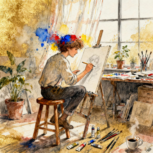 Artist Drawings - Made With AI gallery