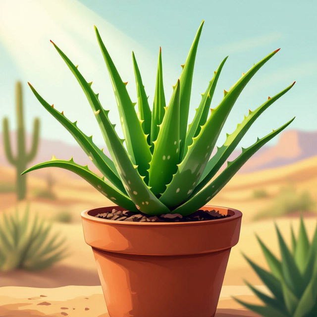Aloe Vera Plant Images - AI Generated gallery