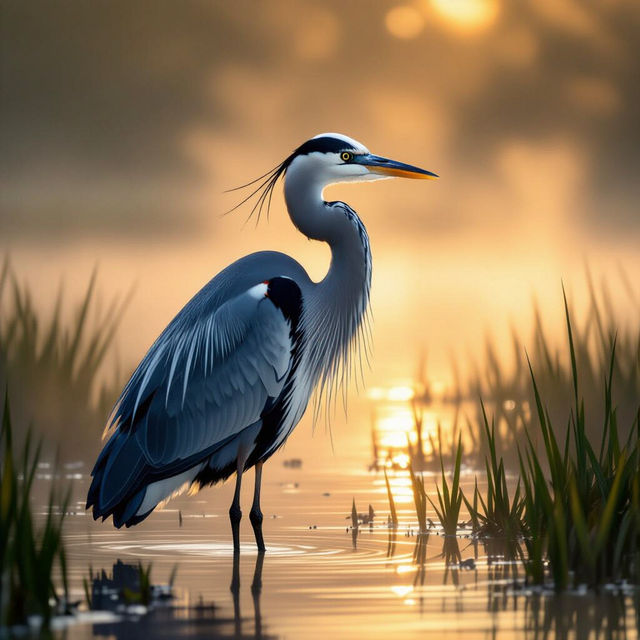 Heron Wallpapers - AI Generated gallery