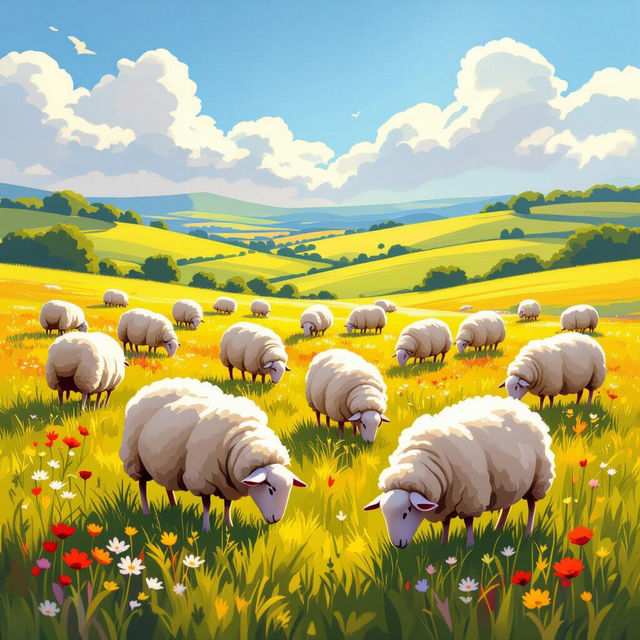 Picture Of Sheep - Made With AI gallery