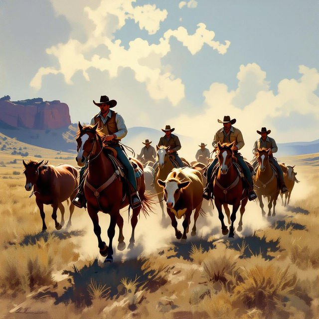 Frederic Remington Art - AI Inspired gallery