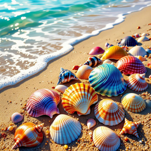 Seashell Wallpaper - Made With AI gallery