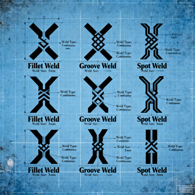Weld Symbols On Drawings - AI Generated gallery