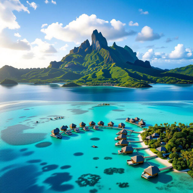 Pictures of Bora Bora - AI Generated gallery