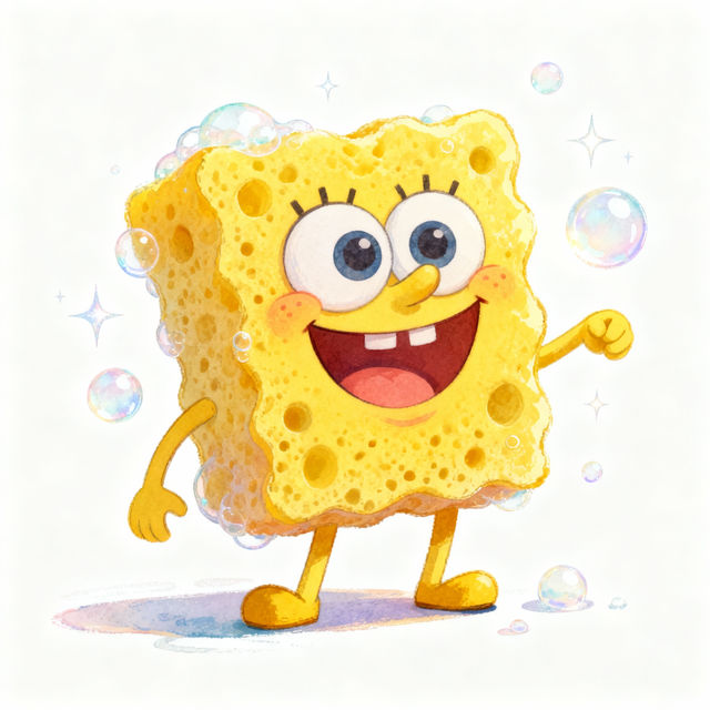 Sponge Drawings - Made With AI gallery